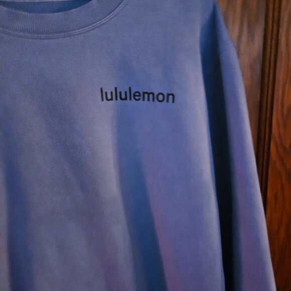 Lululemon Graphic Crew Sweat shirt Sz M - Picture 3 of 8